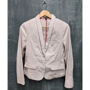 Express Pinstripe Blazer Jacket Buttons Size 6 Y2K